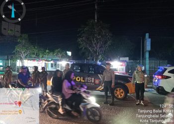 Polres Tanjungbalai Gelar Patroli Skala Besar