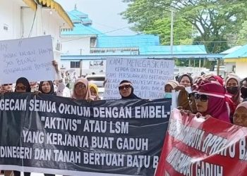 Aksi Demo BEM PBB Memancing Kemarahan Aktivis di Batubara