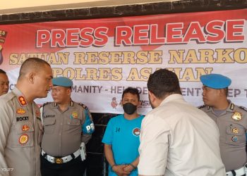 Bawa 2 Kg Sabu dari Aceh, Residivis Harus Nginap di Sel Polres Asahan