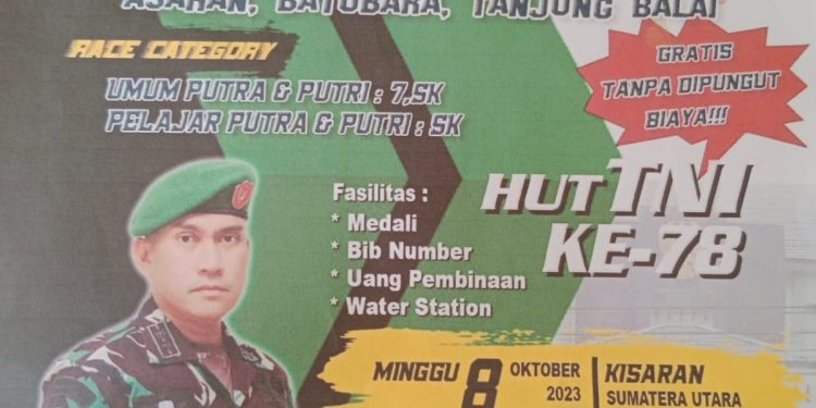 Ayo Ikuti Fun Run Dandim 0208 Asahan Tanggal 8 Oktober 2023