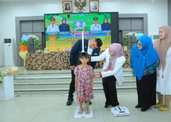 Bupati Labura, Hendriyanto Sitorus menghadiri acara Lomba Balita Sehat 