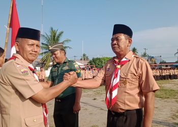 Kwartir Ranting Meranti Mengadakan Perkemahan Gebyar Tangkal Napza.