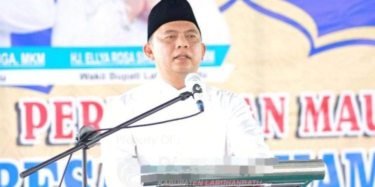 Bupati Labuhanbatu H Erik Adtrada Ritonga. 