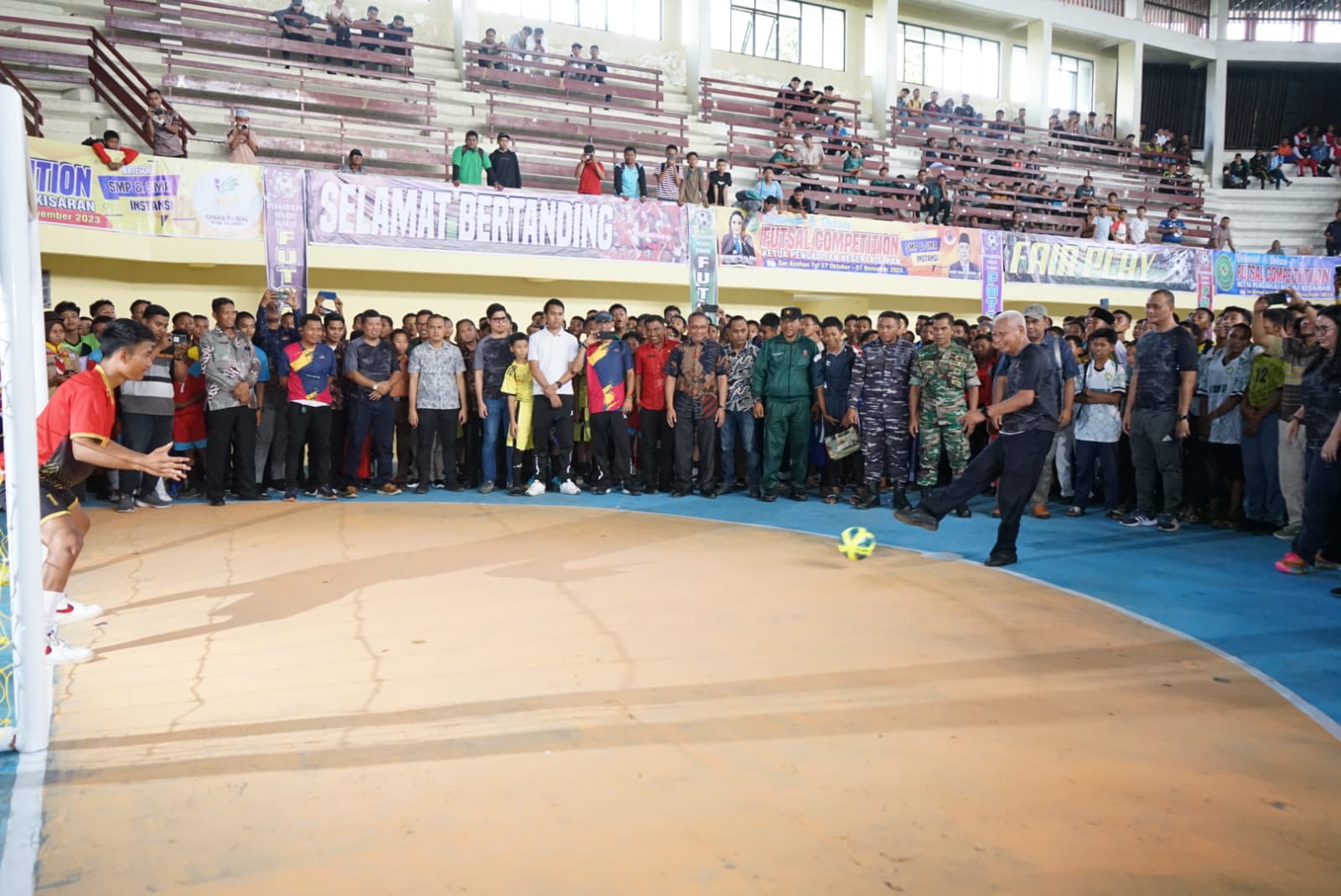 Bupati Asahan Hadiri Pembukaan Futsal Competition Tahun 2023 yang Digelar PN Kisaran