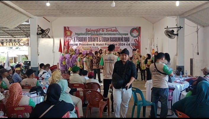 Lantik Papera Kabupaten Asahan, Baharuddin: Perkuat Kemenangan Prabowo