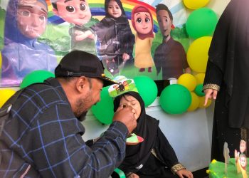 Keseruan Ulang Tahun Cucu Pertama Wartawan Taslabnews Edi Surya