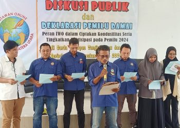 IWO Sumut Gelar Diskusi Publik dan Deklarasi Pemilu Damai