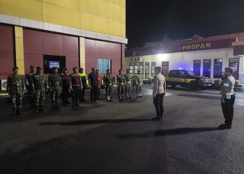 Satpol PP, Polisi dan TNI Gelar Patroli Gabungan