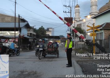 Sat Lantas Polres Tanjungbalai Laksanakan Patroli Sore