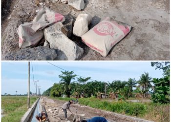 Proyek Siapa Ini Woi di Dusun 7 Desa Panca Arga Asahan