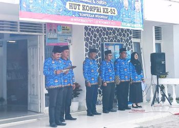 Kecamatan Meranti Adakan Upacara HUT ke 52 KORPRI 