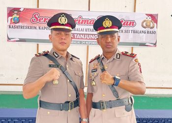 Tegas Terhadap Penjahat, IPTU M Roni dan IPTU Dian Jadi Kapolsek di Polres Tanjungbalai