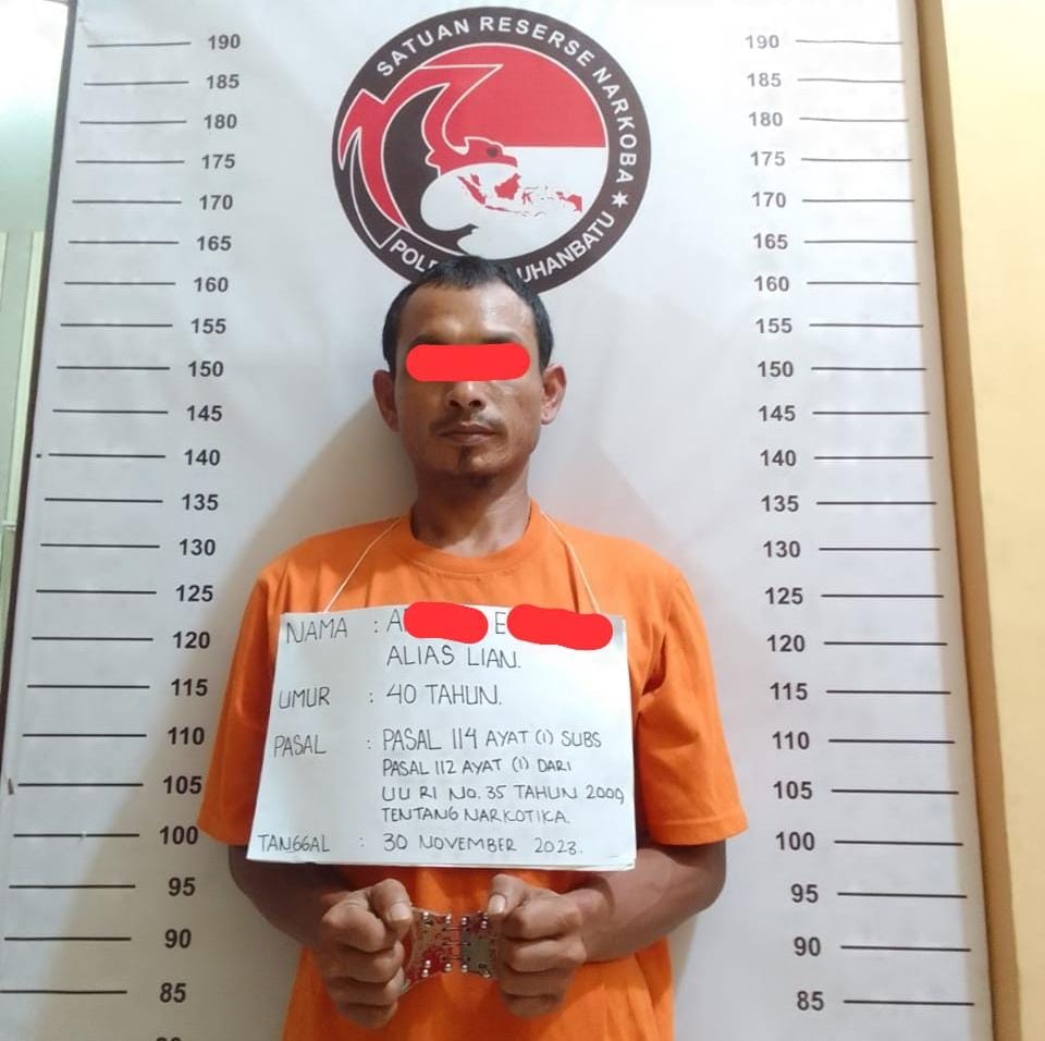 Bandar Sabu di Jalan Paindoan Rantauprapat Ditangkap