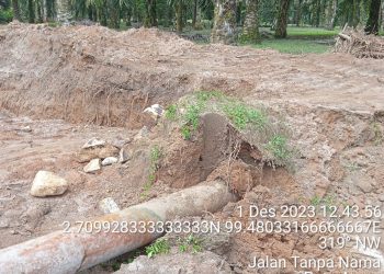 Tiang PT PLN Desa Gonting Malaha Tumbang, 4 Desa di Asahan Terputus Aliran Listrik