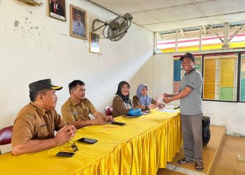 Camat Meranti Asahan Menghadiri Pembagian Intensif Guru Ngaji, Bilal Mayit & Penggali Kubur 