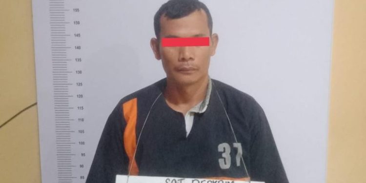 Satu dari tiga pelaku Curas yang berhasil diringkus polisi.