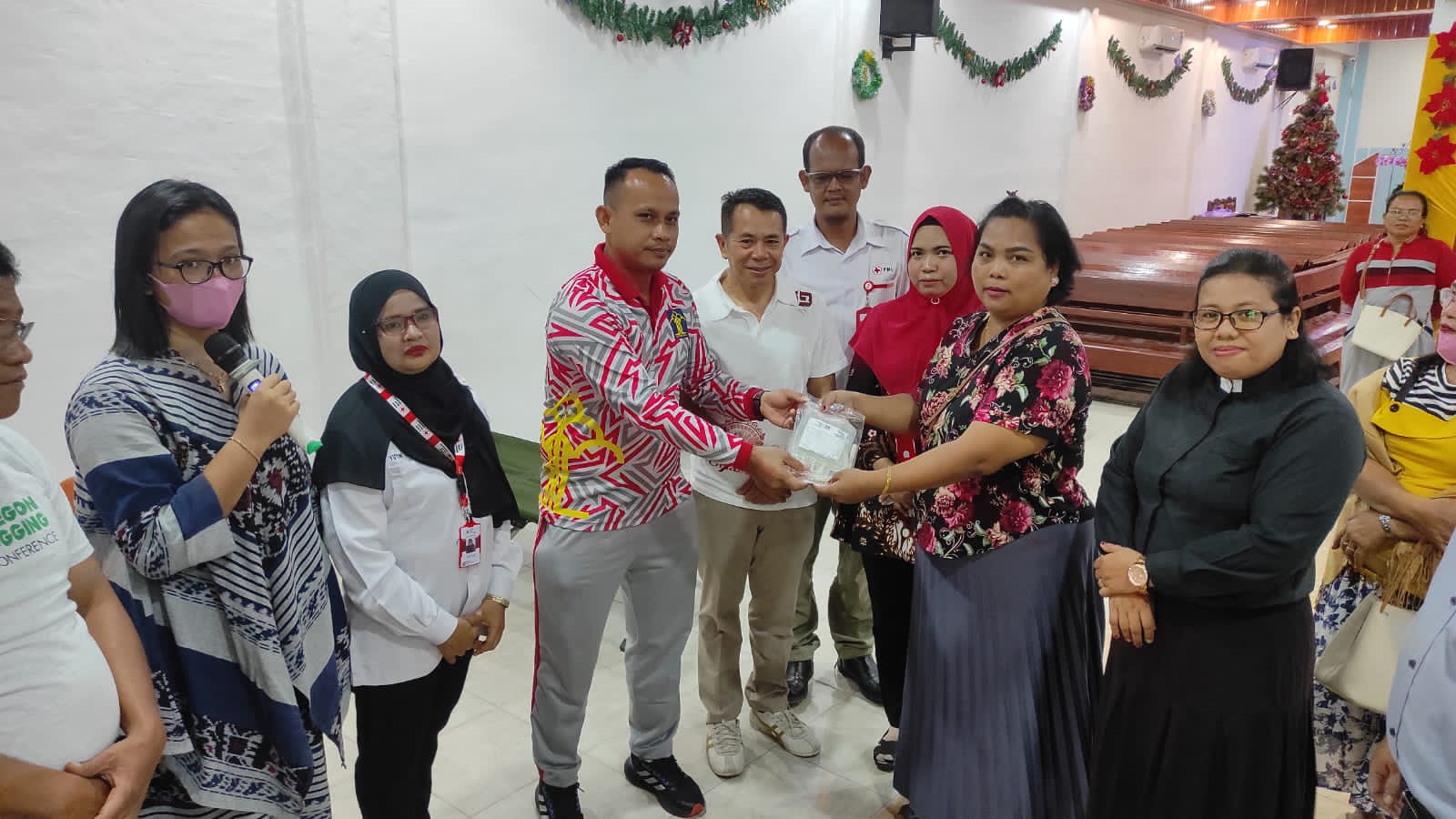 Panitia Natal Oikumene Tanjungbalai Hasilkan 100 Kantung Darah