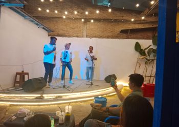 Sambut Tahun Baru Cafe MR BOBA Undang Tiga Serangkai