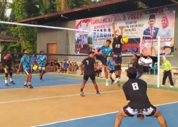 Wakil Ketua DPRD Labuhanbatu Gelar Turnamen Volly