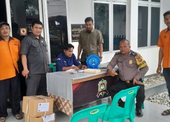 Polres Tanjungbalai Amankan Pendistribusian Logistik Pemilu 2024