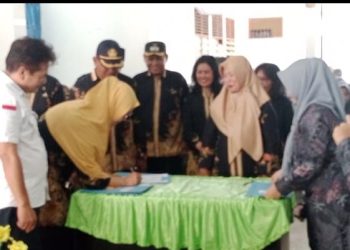 Pengurus GPMB Desa se-Kecamatan Meranti Dilantik