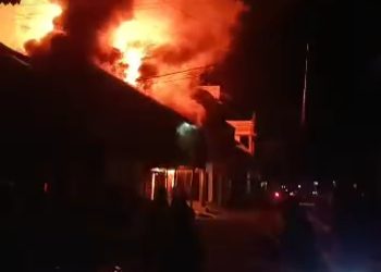 3 Ruko di Pulau Rakyat Asahan Terbakar