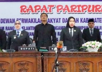 Wakil Bupati Labuhanbatu Saksikan PAW DPRD Ramadhan Ritonga