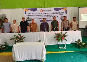 137 Anggota PTPS di Pulau Rakyat Asahan Dilantik