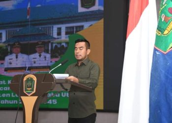 Wabup Labura Membuka Acara Konsultasi Publik Rancangan Awal RPJPD 2025-2045