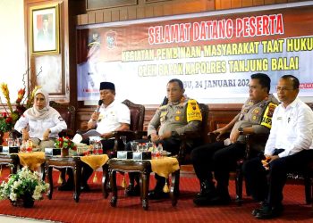Kapolres Tanjungbalai Hadiri Pembinaan Masyarakat Taat Hukum