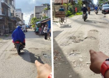 Warga Kisaran Berharap Tindakan Cepat Atasi Jalan Berlubang di Pusat Kota