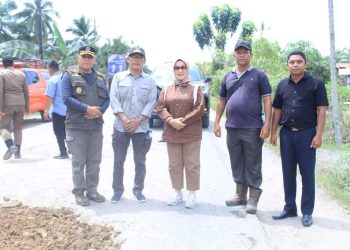 Bupati Labuhanbatu Tinjau Perbaikan Jalan Bilah Hilir – Panai Hulu