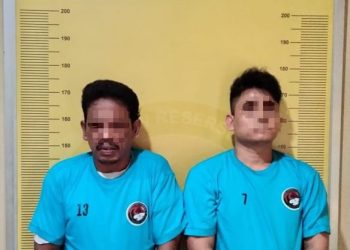 Dua Pria Pengedar Sabu Berhasil Ditangkap Satres Narkoba Polres Asahan