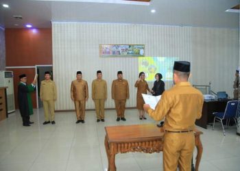 Lantik Sejumlah Pejabat di Labura, Wabup : Jabatan Adalah Amanah