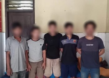 Komplotan Maling Besi Rel Kereta Api Ditangkap