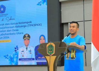 Wakil Bupati Labura Membuka Pelatihan TPK3 – PKK