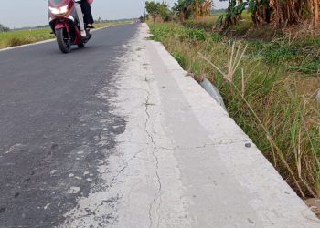 Rabat Beton Retak, Diduga Akibat Lemahnya Pengawasan dari PUPR