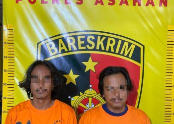 Polsek Bandar Pulau Amankan Dua Pelaku Pencurian Dengan Kekerasan