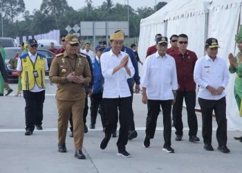 Presiden RI Jokowi Resmikan Jalan Tol Indrapura-Kisaran dan Tebing Tinggi-Indrapura