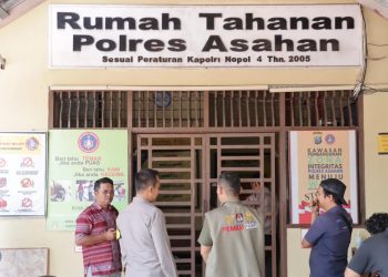 10 Tahanan Polres Asahan Mencoblos
