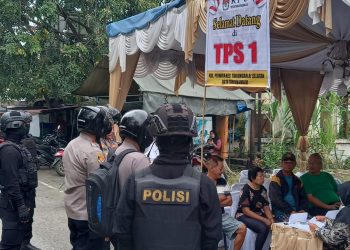 Kapolres Tanjungbalai Monitoring Pelaksanaan Pemilihan Umum 2024 