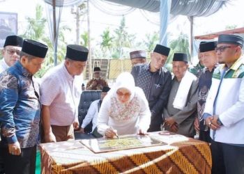 Plt Bupati Labuhanbatu Resmikan Pembangunan Masjid An-Nurani