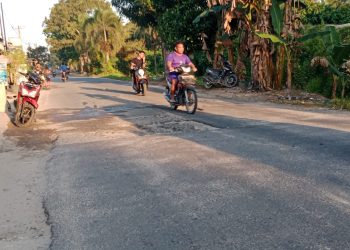 Tolong Perbaiki Jalan Rusak di Desa Sei Beluru Asahan