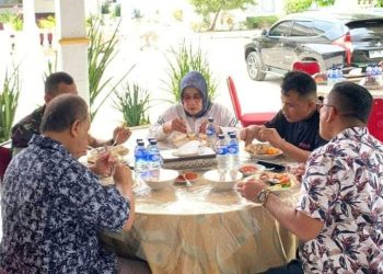 Plt Bupati Labuhanbatu Sambut Kedatangan Dandim 0209/LB Letkol Inf Yudi Ardian Saputro