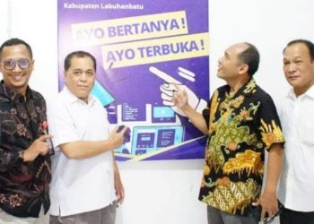 Plt Kadis Kominfo Labuhanbatu Terima Kunjungan Wakil Ketua Komisi Informasi Sumut