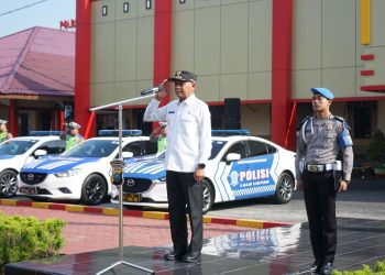 Bupati Pimpin Upacara Operasi Keselamatan Toba 2024 di Polres Asahan