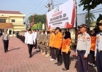 Polres Tanjungbalai Gelar Apel Pasukan Operasi Keselamatan Toba 2024