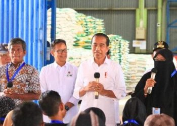 Presiden Jokowi Salurkan Bantuan Pangan di Labuhanbatu