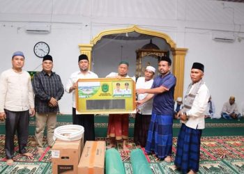 Safari Ramadhan di Desa Terang Bulan, Pemkab Labura Berikan Bantuan