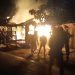 Warung Kelontong di Desa Rawang Pasar 4 Terbakar